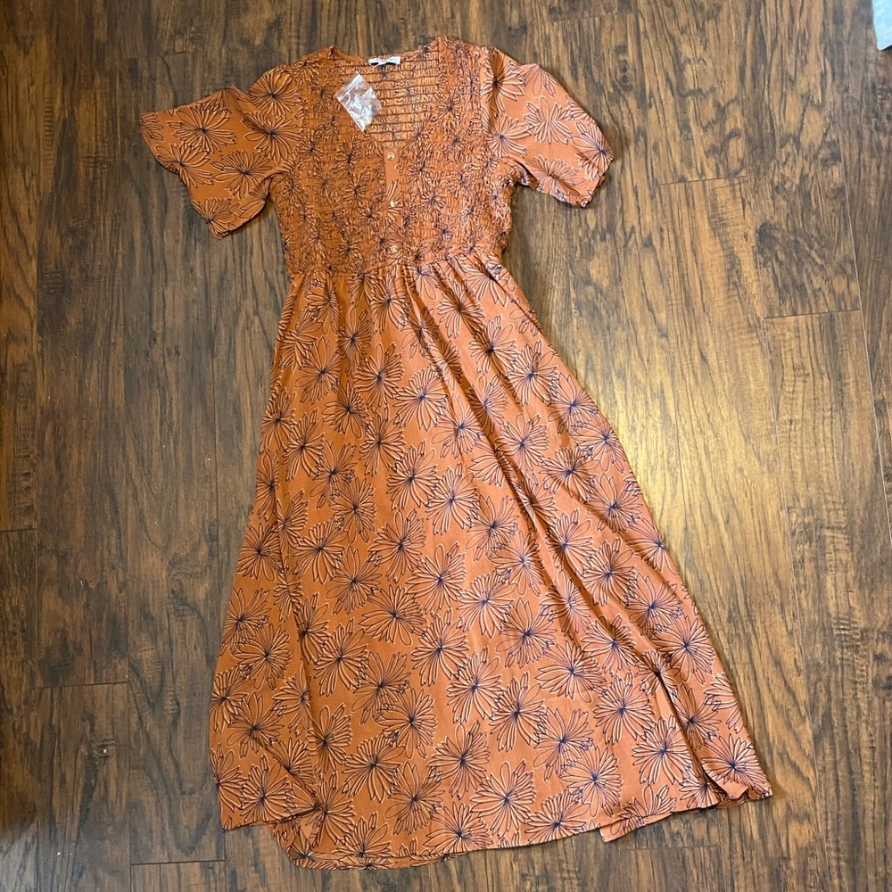 Floral midi dress